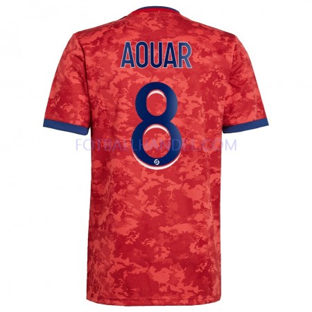 Herre Fotballdrakter Olympique Lyonnais Houssem Aouar 8 Borte 2021-22 Kortermet